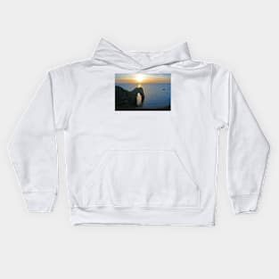 Sunset over Durdle Door Kids Hoodie